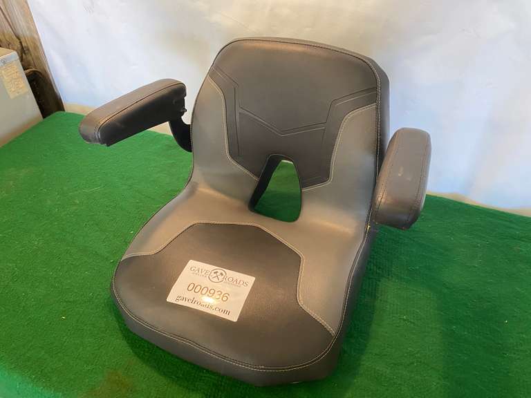Mower/Equipment Seat w/ Folding Arm Rests Gavel Roads Online Auctions