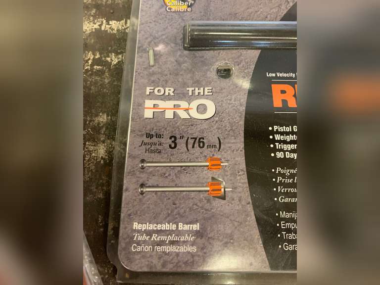 New Remington Powder Actuated Fastener Gun, Nails, Loads, & More