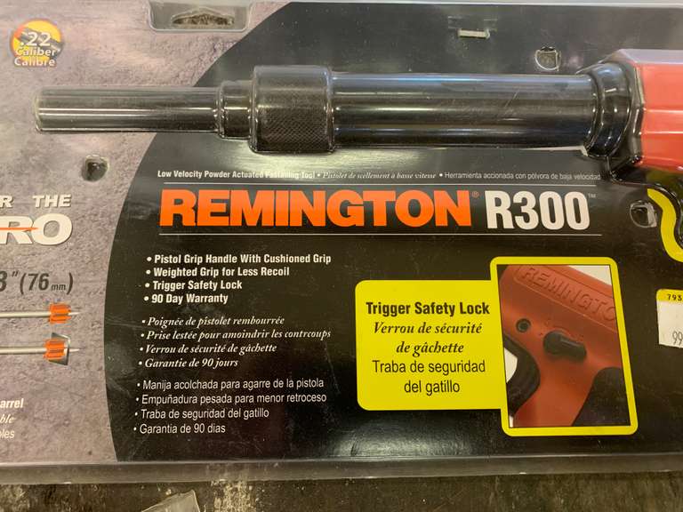 New Remington Powder Actuated Fastener Gun, Nails, Loads, & More