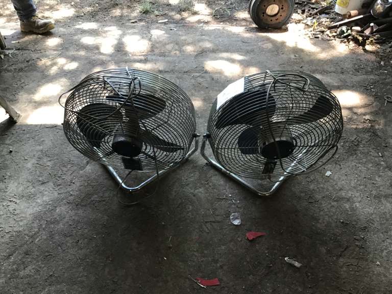 (2) Patton Fans Gavel Roads Online Auctions