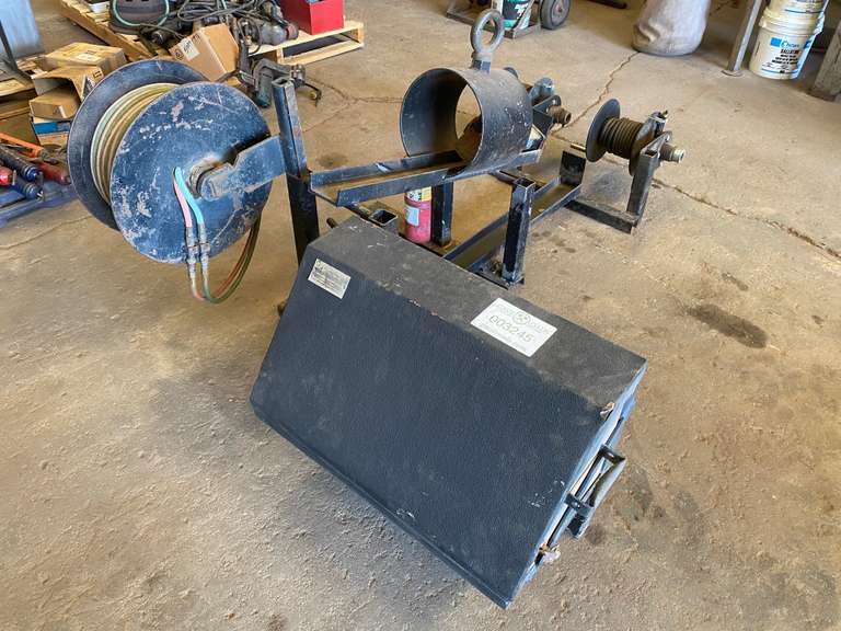Truck Mounting Cutting Torch Setup with Toolbox and Tools Gavel Roads
