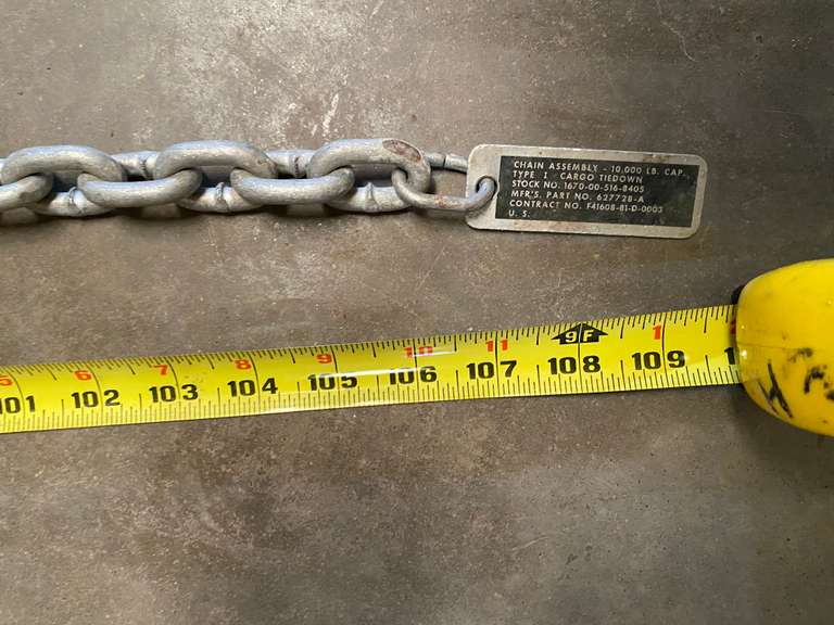 (3) Cargo Tie Down Chains Gavel Roads Online Auctions