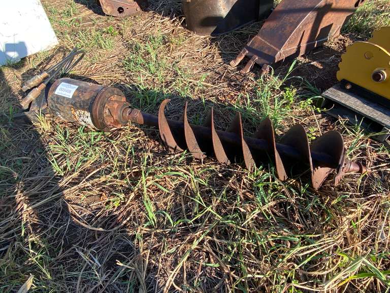 Backhoe Hydraulic Post Hole Auger with 12" Auger Gavel Roads Online Auctions