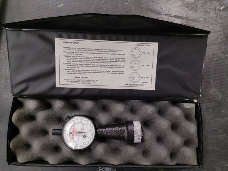 Chamfer Check Gauge Gavel Roads Online Auctions