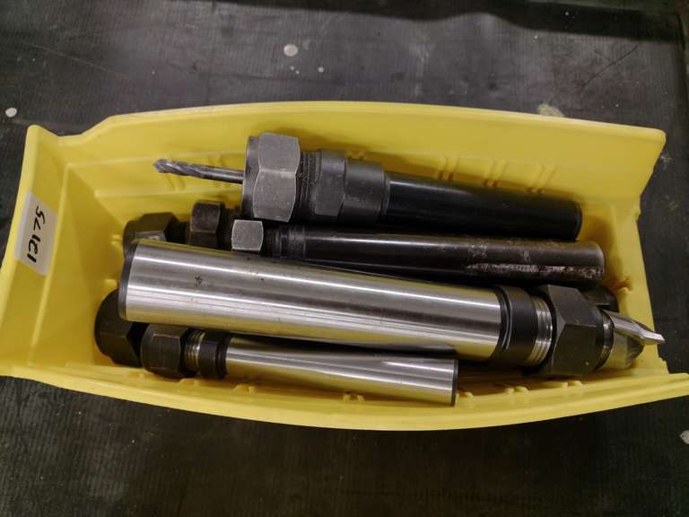 Assorted Straight Shank Collet Chucks/Holders, Dead Centers & Live