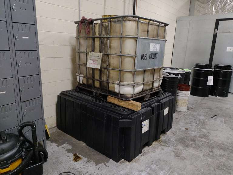 Used IBC Tote & 360 Gallon PIG Poly IBC Containment Unit Gavel Roads Online Auctions