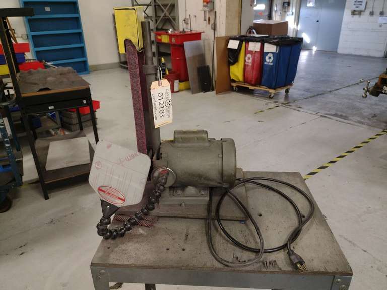 Baldor 1/3HP Motor w/Kalamazoo Belt Sander Attachment Gavel Roads