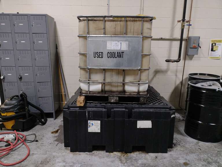 Used IBC Tote & 360 Gallon PIG Poly IBC Containment Unit Gavel Roads Online Auctions