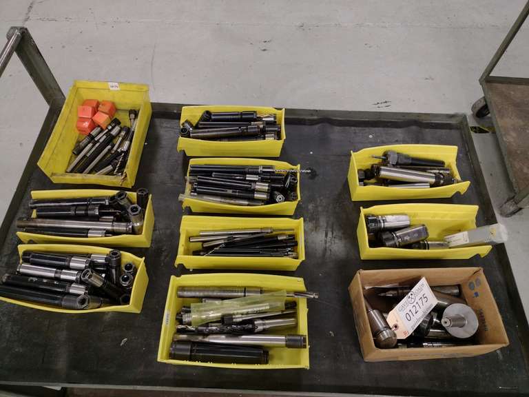 Assorted Straight Shank Collet Chucks/Holders, Dead Centers & Live