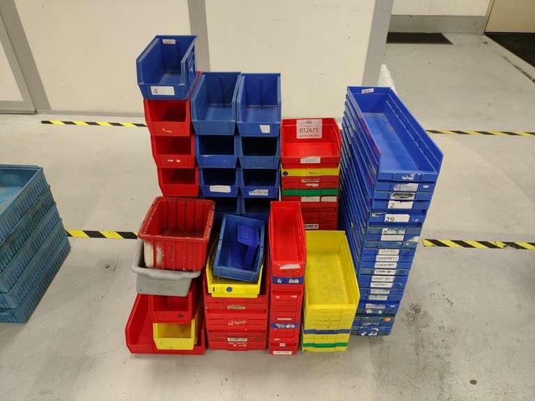 Assorted Plastic Hardware Storage Bins Gavel Roads Online Auctions