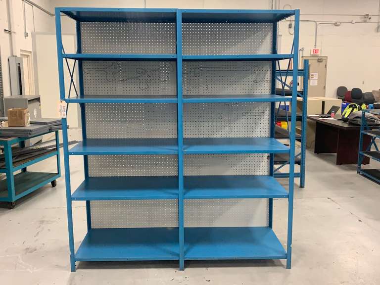 Metal Shop Shelving Unit Gavel Roads Online Auctions