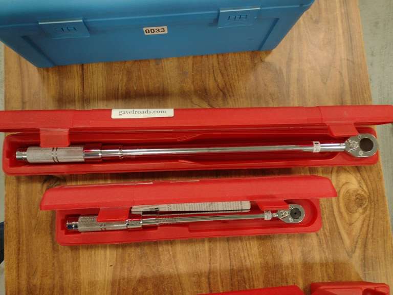 (1) 1/2" Proto Torque Wrench (1) 3/8" Proto Torque Wrench & Misc. Empty