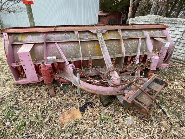 12' Snow Plow w/ Quick Disconnect & Guide Wheels Gavel Roads Online