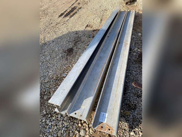(3) Aluminum IBeams 10" x 6" x 12' 6" long Gavel Roads Online Auctions