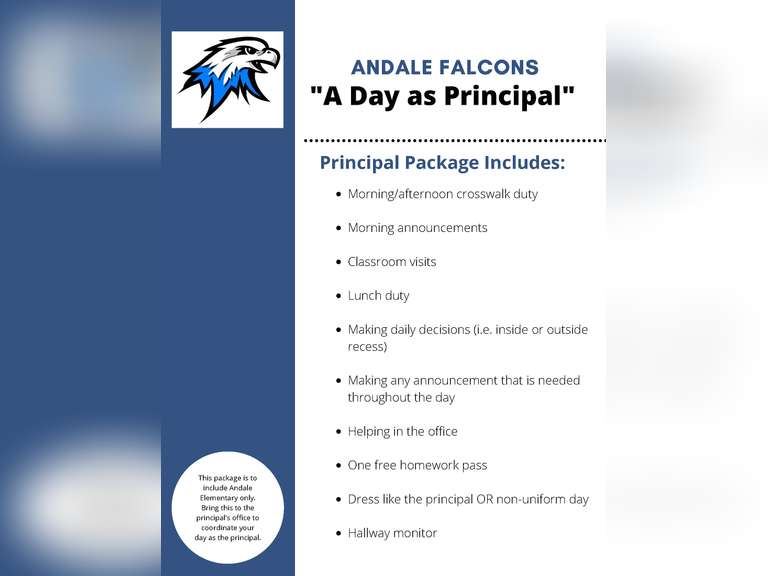 Principal for a Day at Andale Elementary School Gavel Roads Online