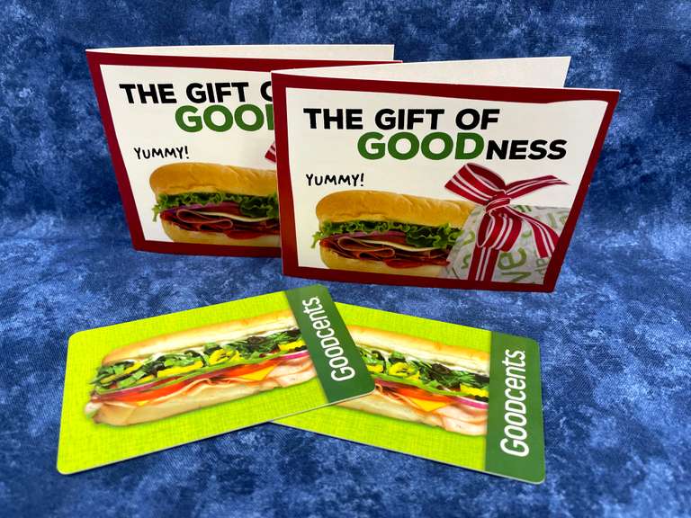 (2) Goodcents Deli Gift Card Gavel Roads Online Auctions
