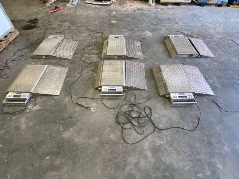 PT300 (6) Mobile Vehicle Scale System Gavel Roads Online Auctions