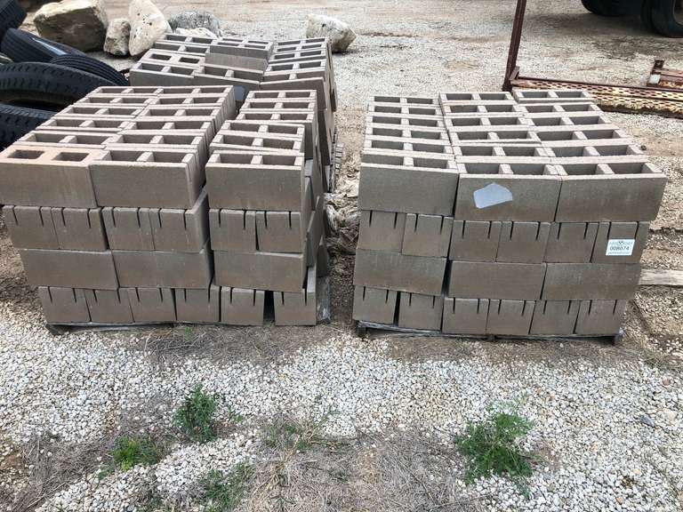 (3) Pallets of Cinder Blocks Gavel Roads Online Auctions