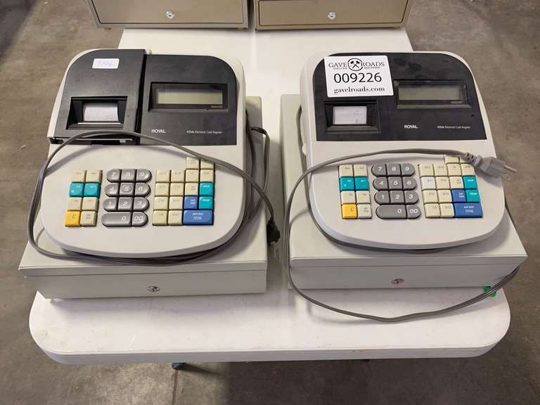 (2) Royal 435dx Electronic Cash Registers Gavel Roads Online Auctions