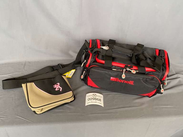 (1) Benelli & (1) Browning Shooting Bag Gavel Roads Online Auctions
