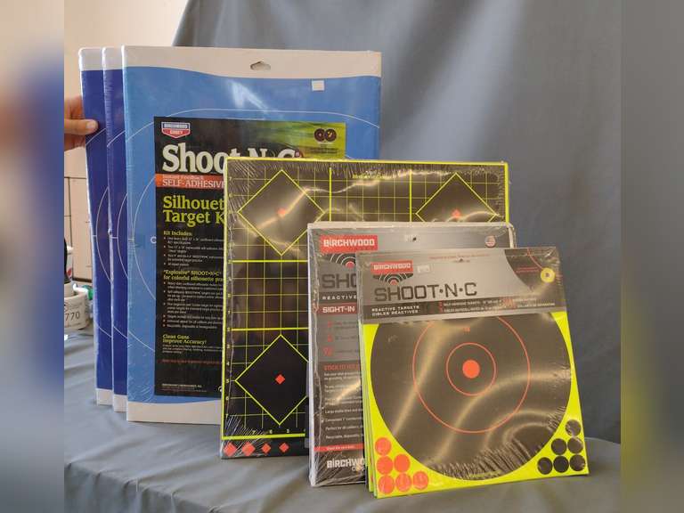 Misc. Box of Shooting Targets Gavel Roads Online Auctions