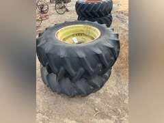 (2)18.4-26 Firestone Tractor Tires/Wheels