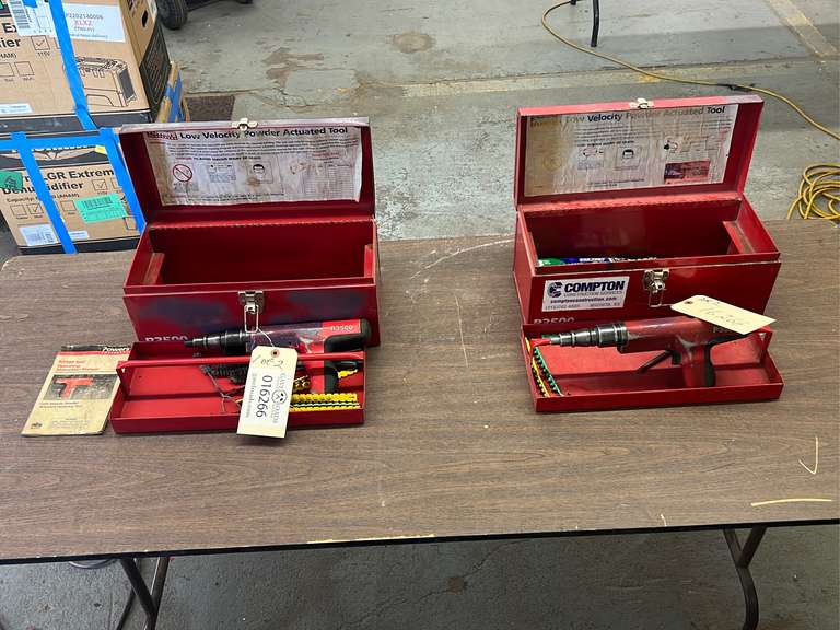 (1) Powers Fasteners R3500 Powder Actuated Tool & (1) Powers Fasteners
