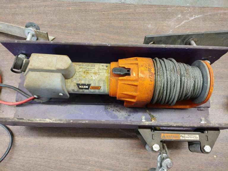 Warn Works 3700lb 12Volt Utility Winch Gavel Roads Online Auctions