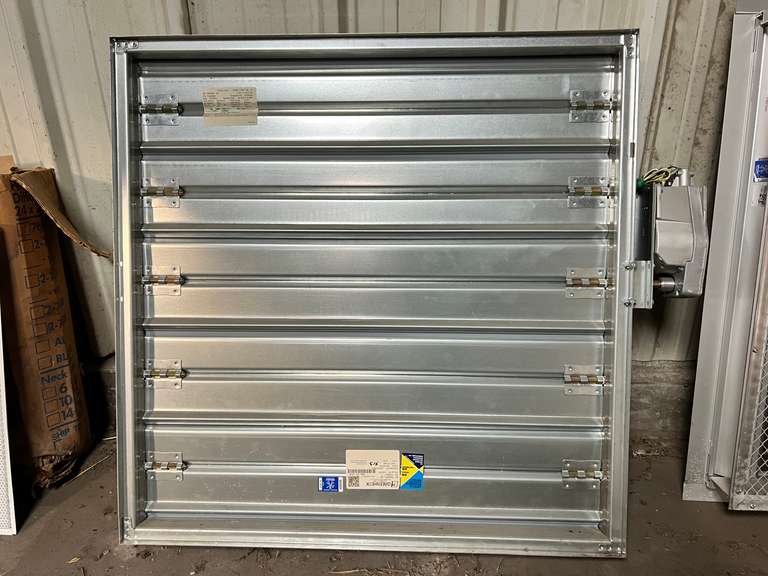 Greenheck Motorized Damper VCD23/ACME FloMaster Aluminum Fan Shutter