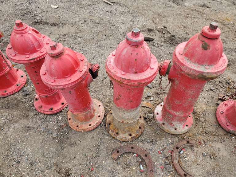 (4) Fire Hydrants Gavel Roads Online Auctions