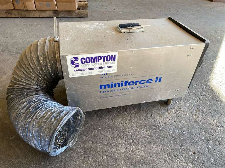 Miniforce II HEPA Air Filtration System Gavel Roads Online Auctions