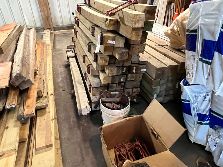 Assorted Lumber and Shore Clamps Gavel Roads Online Auctions