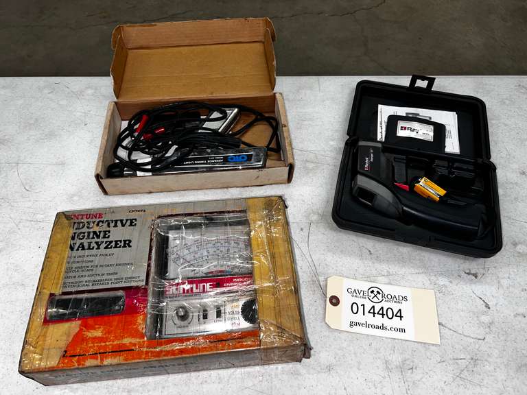 Engine Analyzer, Advance Timing Light, & Thermometer Gavel Roads
