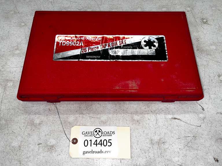 SnapOn 25Piece Tap & Die Set Gavel Roads Online Auctions
