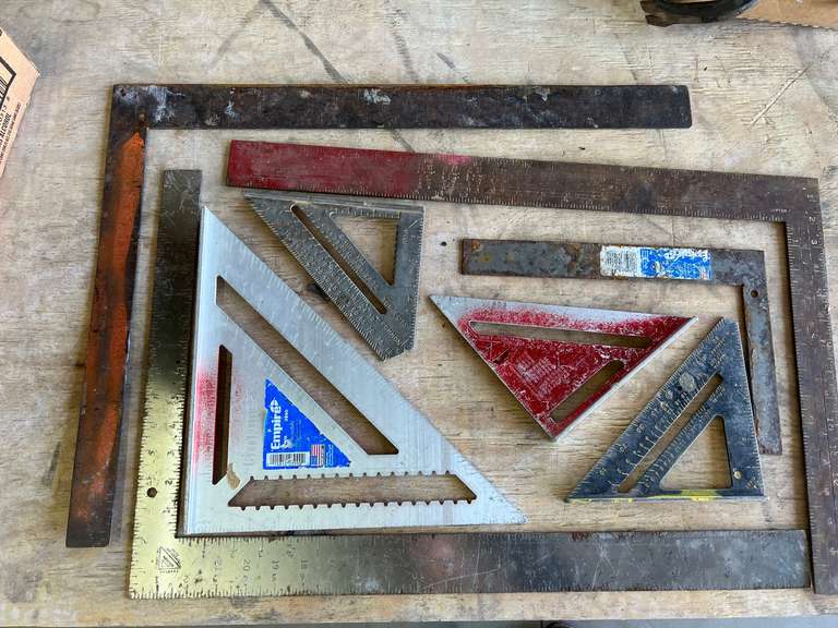Assorted Framing Squares Gavel Roads Online Auctions