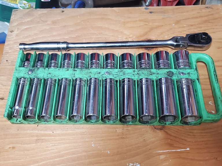 Snapon Standard 1/2" Drive Sockets & Handle Breaker Bar Gavel Roads