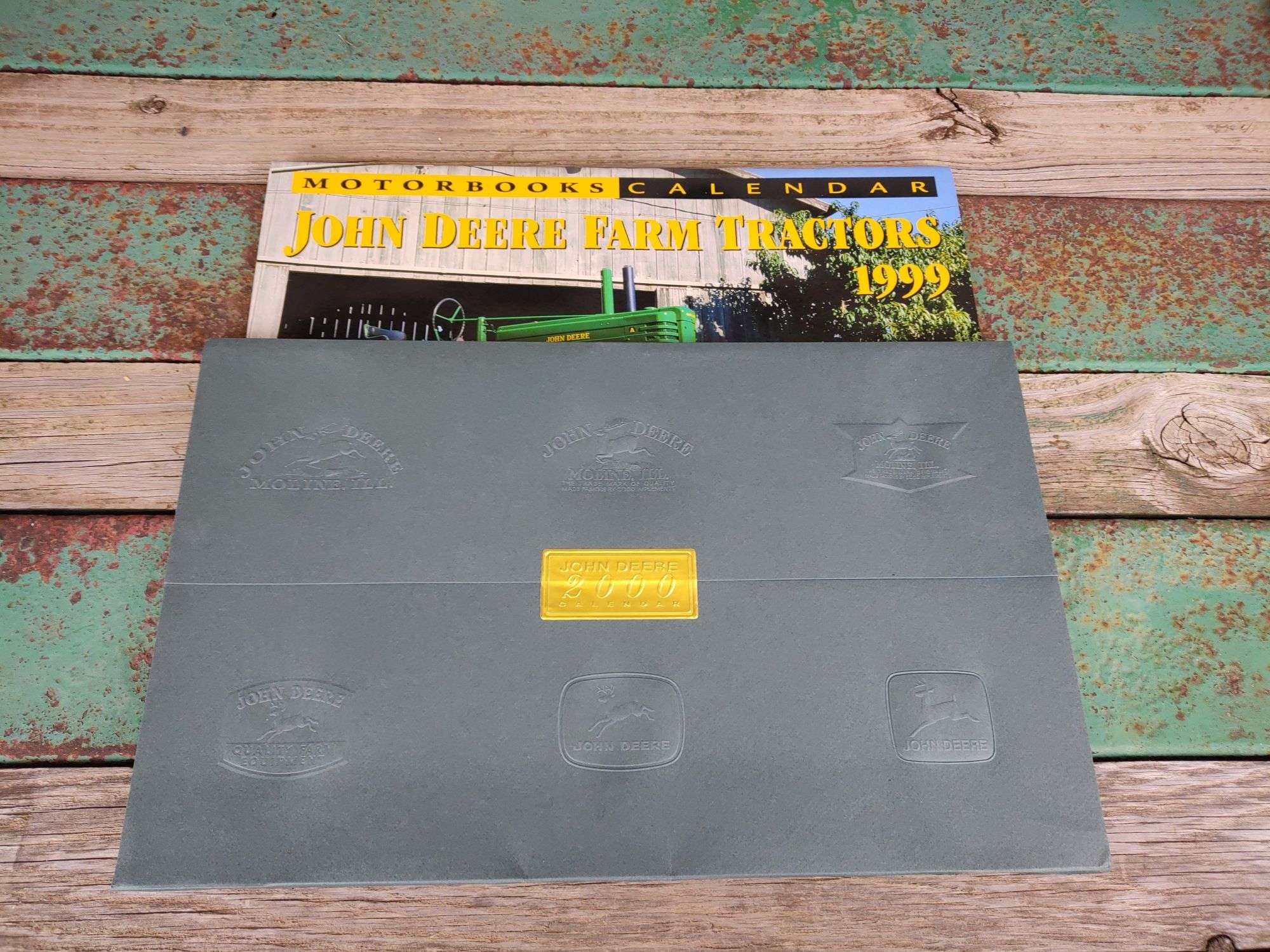 1) 1999 John Deere Farm Tractors Calendar & (1) John Deere 2000 Collector  Calendar - Gavel Roads Online Auctions