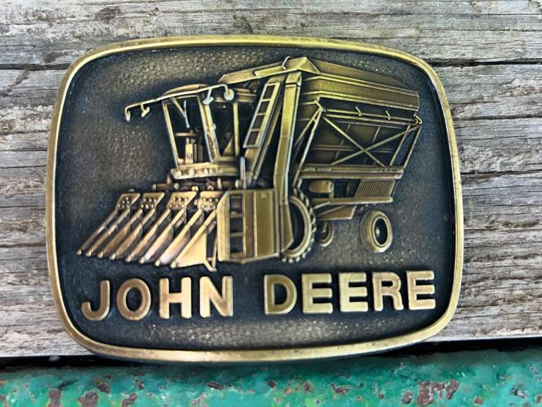 (3) John Deere Belt Buckles Gavel Roads Online Auctions