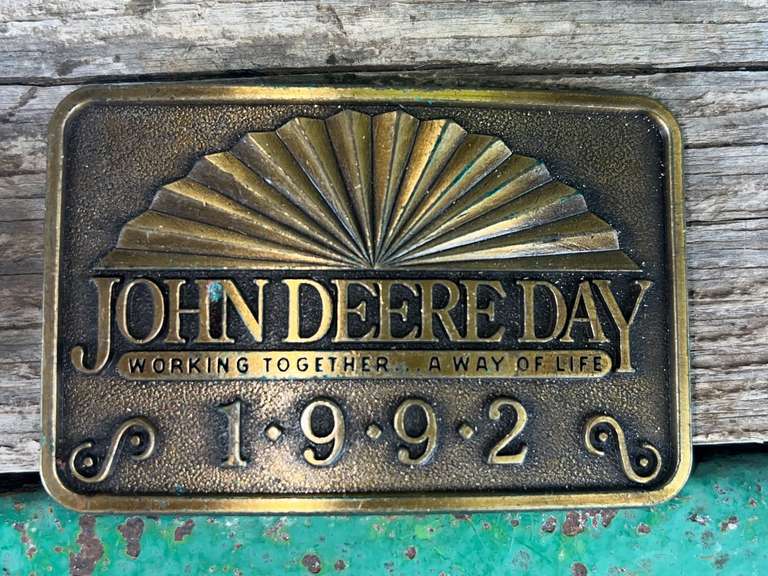 (3) John Deere Belt Buckles Gavel Roads Online Auctions