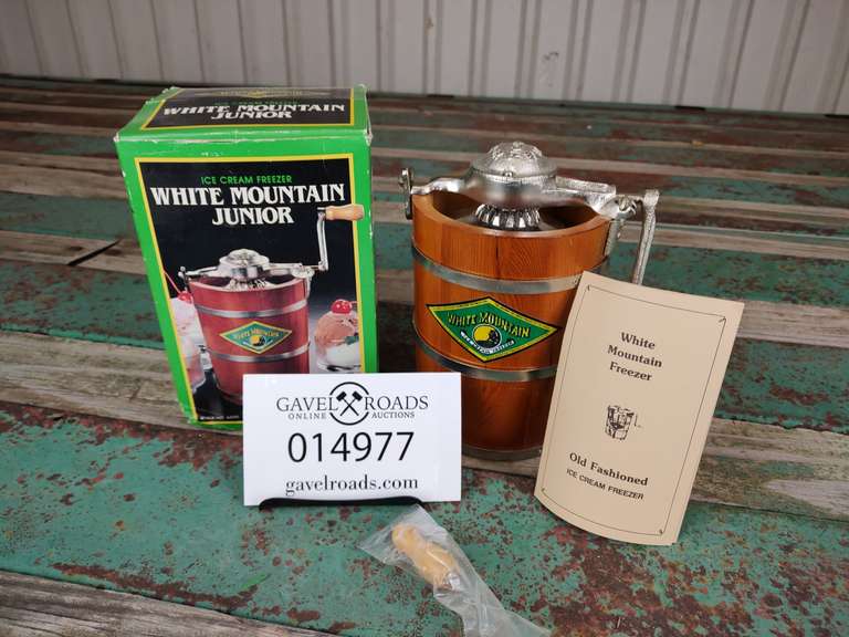 (1) White Mountain Junior Ice Cream Freezer Gavel Roads Online Auctions