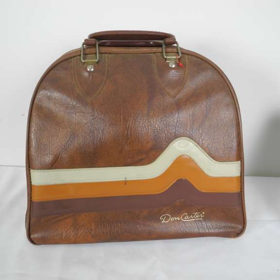 Vintage Don Carter Bowling Ball Bag with Brunswick Ball GC5 Auctions