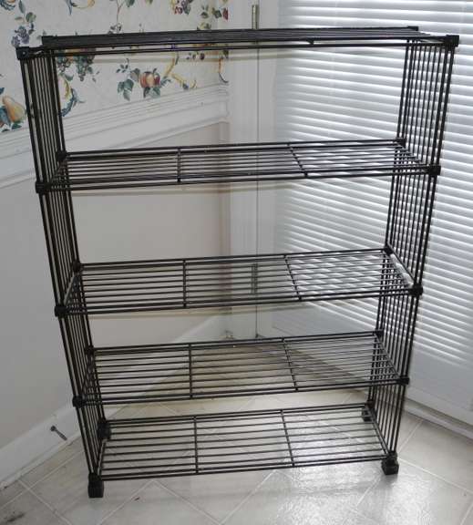 Vintage Metal Book Shelf GC5 Auctions