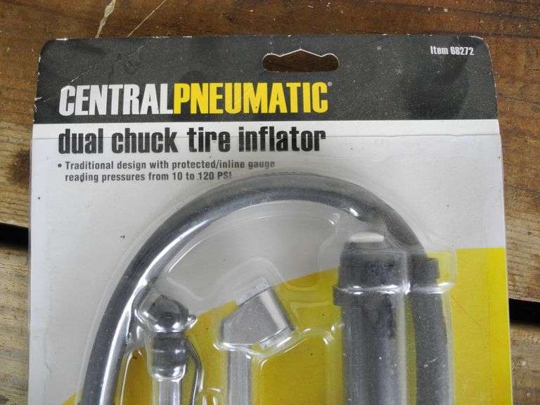 New Central Pneumatic Dual Chuck Inflator GC5 Auctions