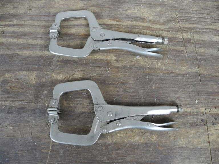 Two Vintage Vise Grips Locking "C" Clamps GC5 Auctions