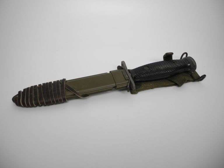 Vintage Korean War Era M8A1 Scabbard Knife US GC5 Auctions
