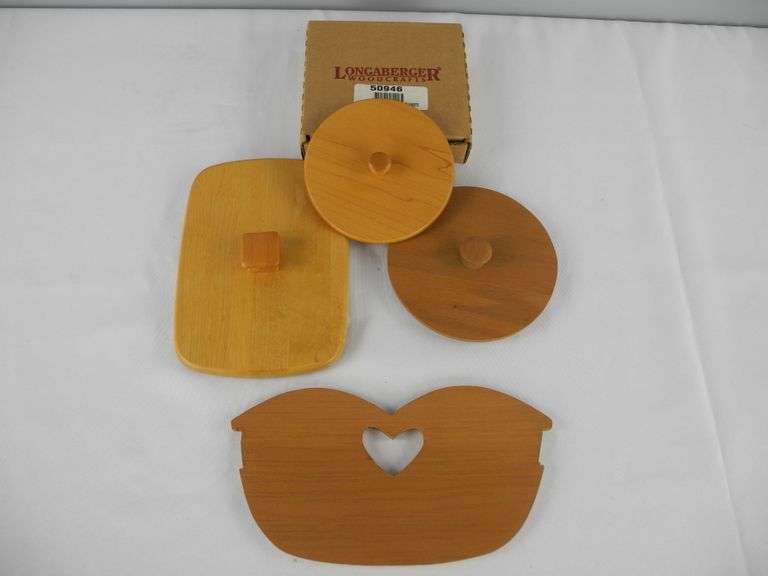 Collection of Longaberger Lids and a Divider GC5 Auctions
