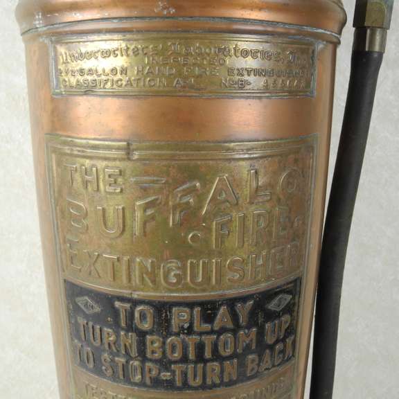 Antique Copper Fire Extinguisher GC5 Auctions