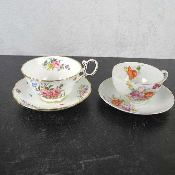 Two Vintage Tea Cup & Saucer Sets GC5 Auctions