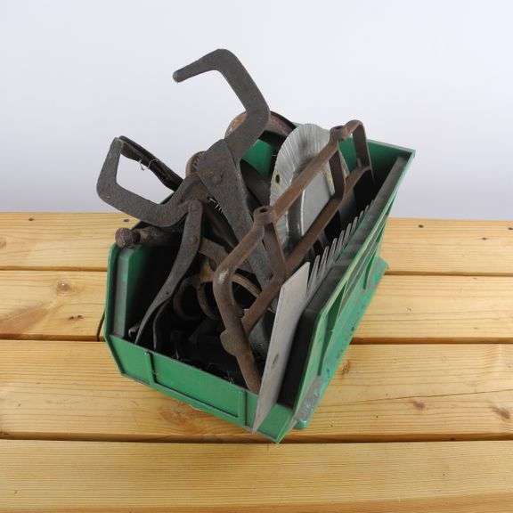 Bin with Old Metal Objects GC5 Auctions