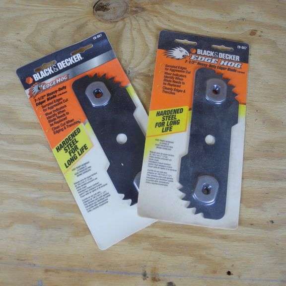 Pair of Black & Decker Edge Hog Edger Blades GC5 Auctions